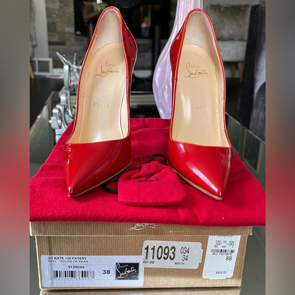 Christian Louboutins Red So Kate’s Size 38 For Sell.